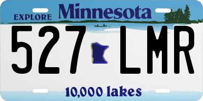 MN license plate 527LMR