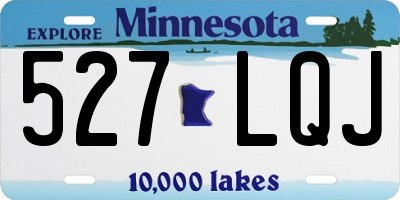 MN license plate 527LQJ