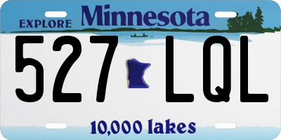 MN license plate 527LQL