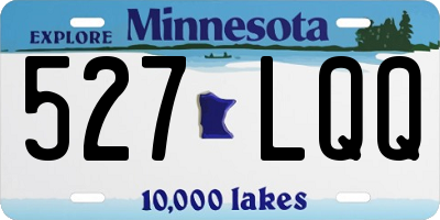 MN license plate 527LQQ