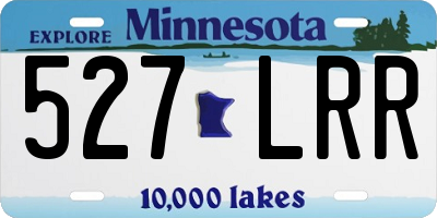 MN license plate 527LRR