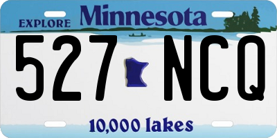 MN license plate 527NCQ