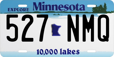 MN license plate 527NMQ