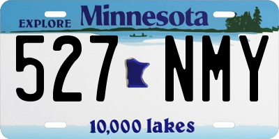 MN license plate 527NMY
