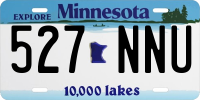 MN license plate 527NNU