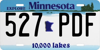 MN license plate 527PDF