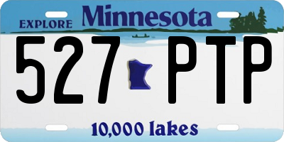 MN license plate 527PTP