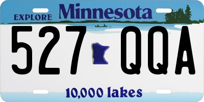MN license plate 527QQA