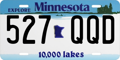 MN license plate 527QQD