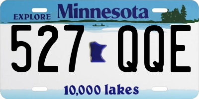 MN license plate 527QQE