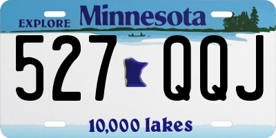 MN license plate 527QQJ