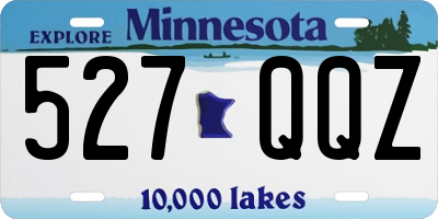 MN license plate 527QQZ