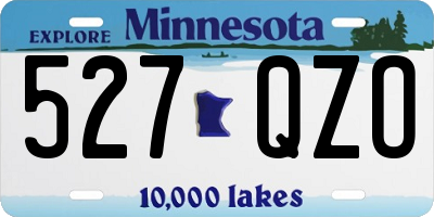 MN license plate 527QZO