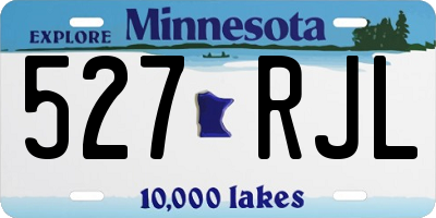 MN license plate 527RJL
