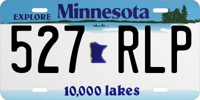 MN license plate 527RLP