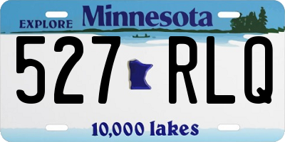 MN license plate 527RLQ