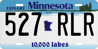 MN license plate 527RLR