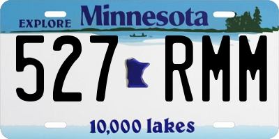 MN license plate 527RMM