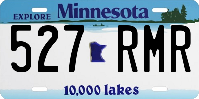 MN license plate 527RMR