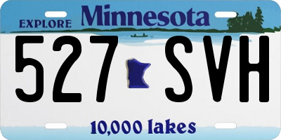 MN license plate 527SVH
