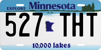 MN license plate 527THT