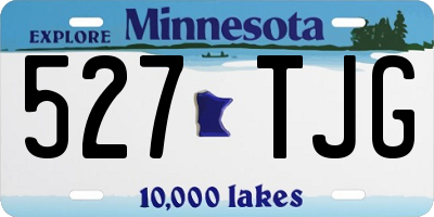 MN license plate 527TJG
