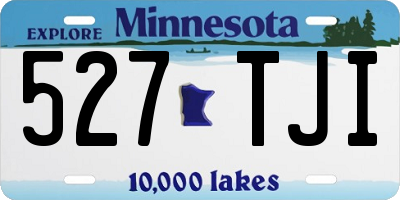 MN license plate 527TJI