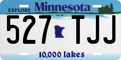 MN license plate 527TJJ