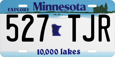 MN license plate 527TJR