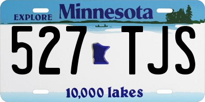 MN license plate 527TJS