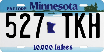 MN license plate 527TKH