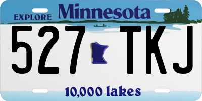 MN license plate 527TKJ