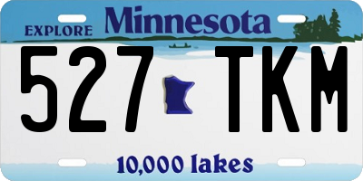 MN license plate 527TKM