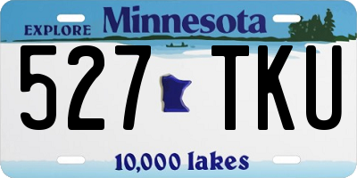 MN license plate 527TKU