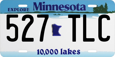 MN license plate 527TLC
