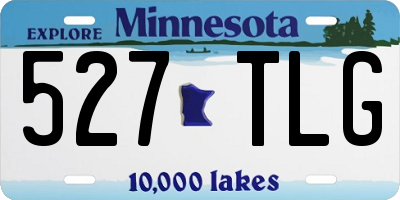 MN license plate 527TLG