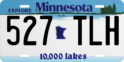 MN license plate 527TLH
