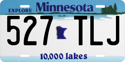 MN license plate 527TLJ
