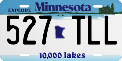 MN license plate 527TLL