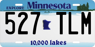 MN license plate 527TLM
