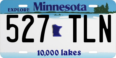 MN license plate 527TLN