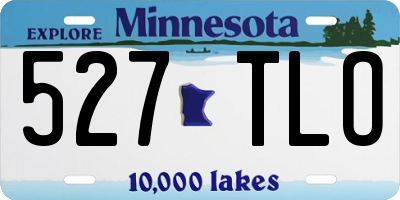 MN license plate 527TLO