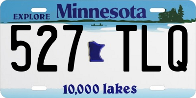 MN license plate 527TLQ