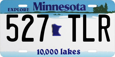 MN license plate 527TLR