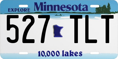 MN license plate 527TLT