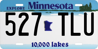 MN license plate 527TLU