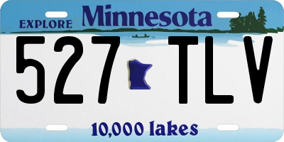 MN license plate 527TLV