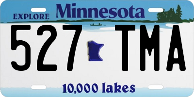 MN license plate 527TMA