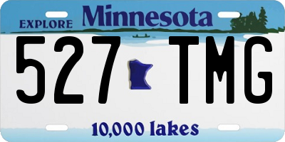 MN license plate 527TMG