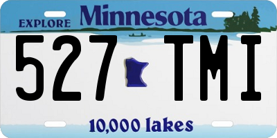 MN license plate 527TMI